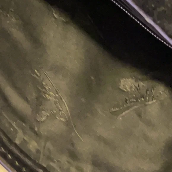 BLACK BUFFALO LEATHER MESSENGER BAG